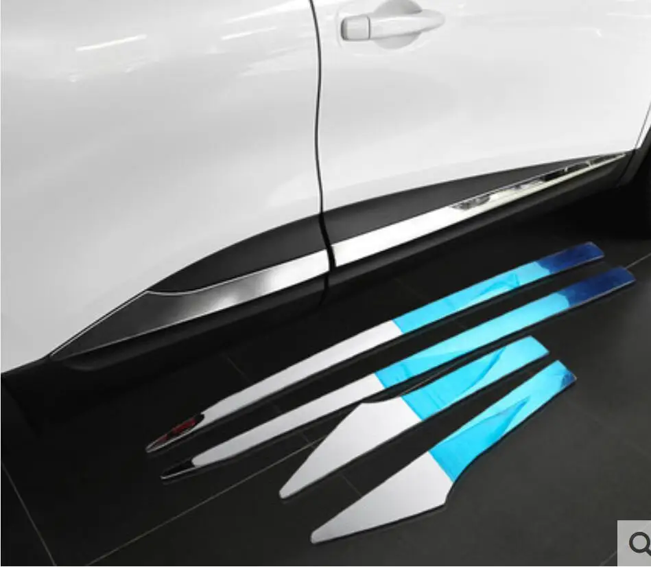 ABS хромированный корпус боковой двери автомобиля протектор молдинг крышка