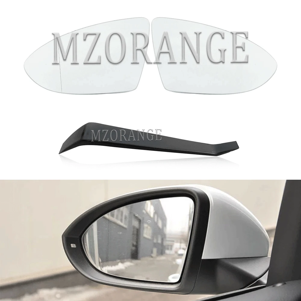 Heated Side Mirror Glass for VW for Golf 7 MK7 2013 2014 2015 2016 2017 Rear View Rearview Door Wing Mirror Glass 5G0857521