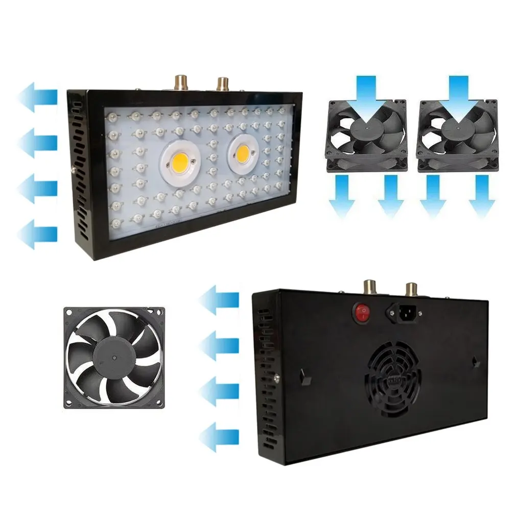

Plants LED Grow Light Full Spectrum 1000W Double Chip Red/Blue/UV/IR Long Strip Light Indoor Plants VEG BLOOM EU/US/UK/AU Plug