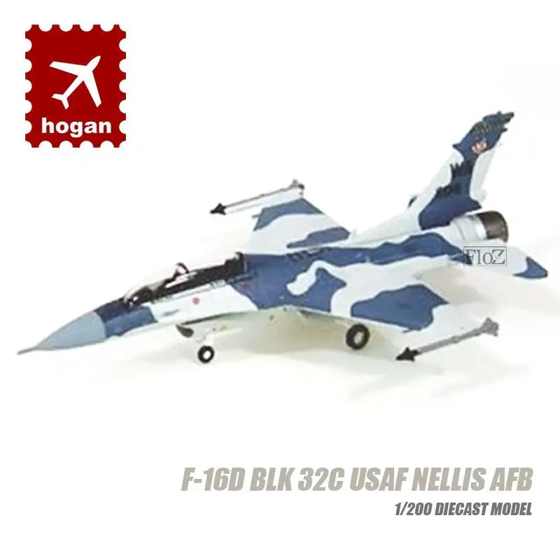 HOGAN F 16D BLK 32C USAF NELLIS AFB 1/200 литье под давлением модель самолета| |