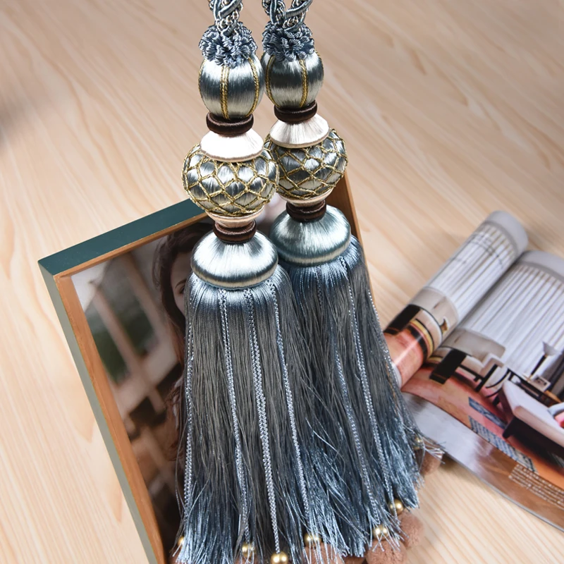 Европейский занавес Завязывающийся Висящий Шар кисточки для занавесок Занавес