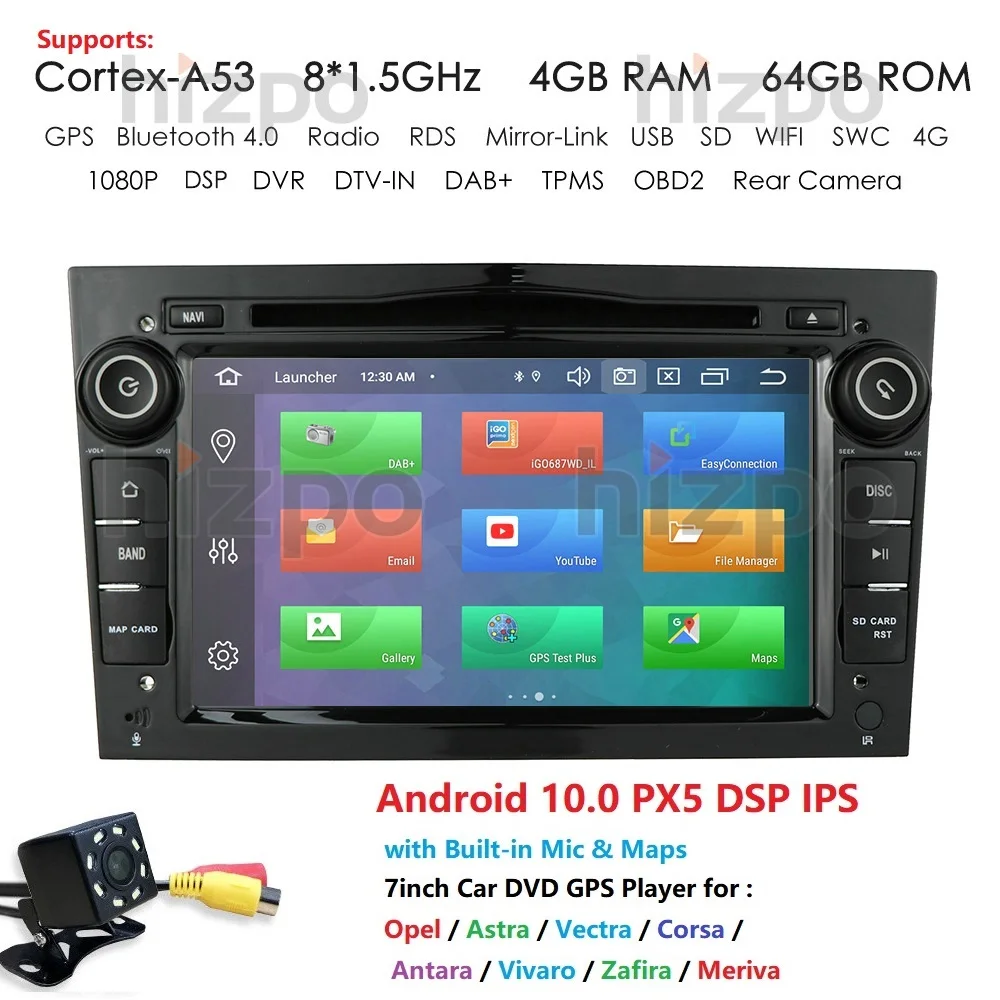 Авторадио 2DIN 4 Гб ОЗУ 64 ПЗУ 7 дюймов DVD GPS навигация для Opel Astra H G J Antara vectra b Vivaro astra orsa d