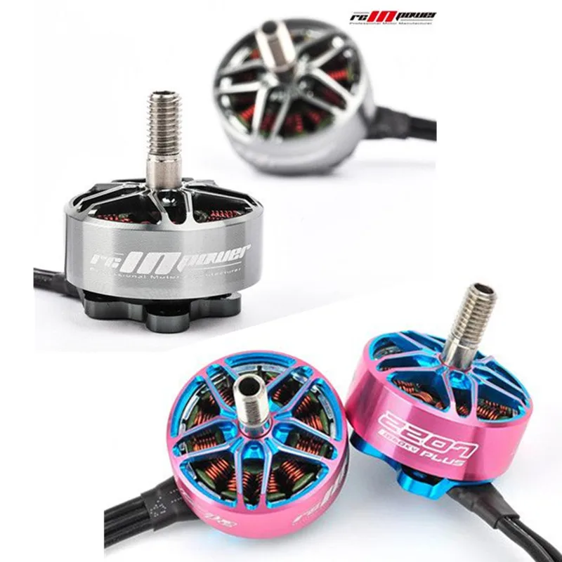 4 шт./компл. RCINPOWER GTS V2 2207 plus 1860KV/2750KV 4-6S бесщеточный двигатель для радиоуправляемого