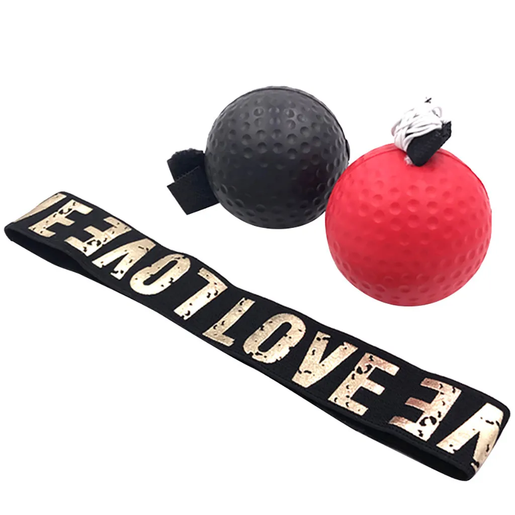 Boxing Speed Ball black red Punch Exercise Fight React Reflex durable men trainng fighting Balls#30 | Спорт и развлечения