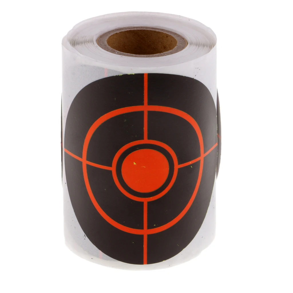 

100pcs Black & Red Targets Reactive for Shooting Exercises