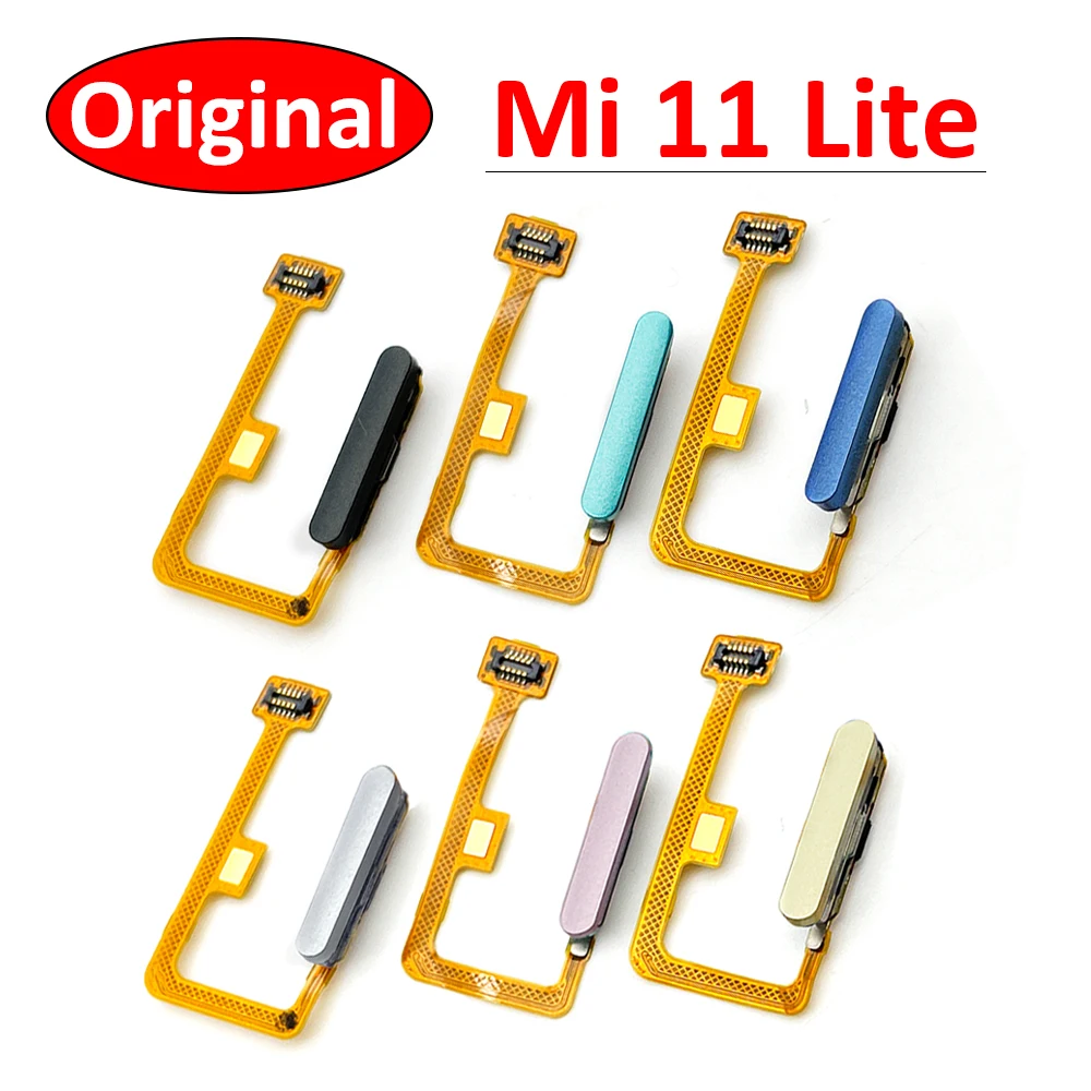 Kup 10 Sztuk/partia, Oryginalny Przycisk Home Czytnik Linii Papilarnych Flex Cable Ribbon Dla Xiaomi Mi 11 Mi11 Lite Części Zamienne