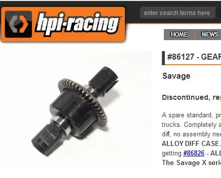 1/8 внедорожник #86127-набор зубчатых дисков 43T (в сборе) для HPI Savage 4 6 5 9 FLUX | Игрушки и