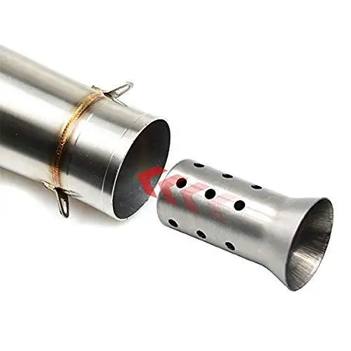 Универсальный глушитель выхлопной трубы из нержавеющей стали 51 мм Глушитель дБ