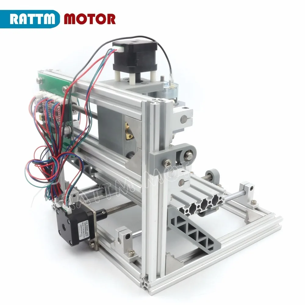 UKR CNC 1610 GRBL управление DIY Мини станок с ЧПУ рабочая зона 160x100x45 мм 3 оси Pcb фрезерный