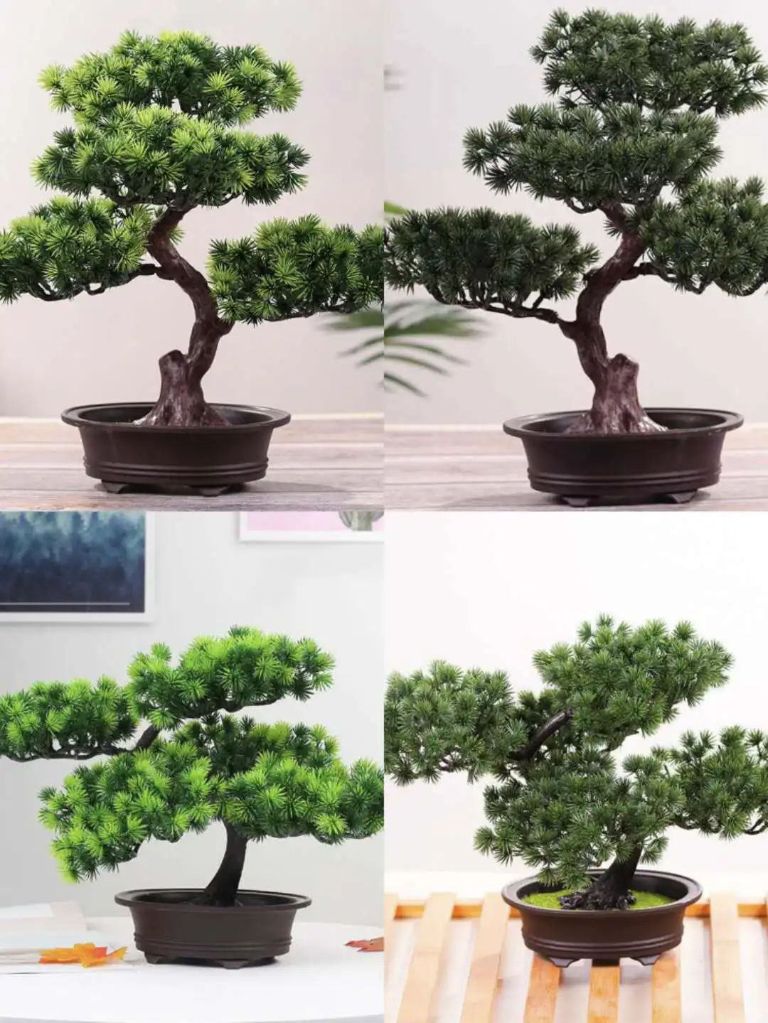 Yingke сосна моделирование растений в горшках Интерьер Декор Феникс растение