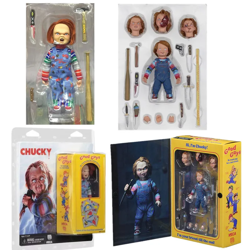 Фигурка хорошего парня Чаки подвижная Коллекционная модель игрушка кукла ужас