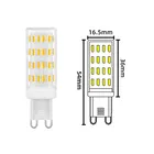 6 шт G9 затемнения светодиодный 4014 SMD низкого напряжения ACDC 12V-24V 3,5 Вт крышка ПК 63 светодиодный предназначены на замену галогеновым лампам, хрустальная люстра светильник