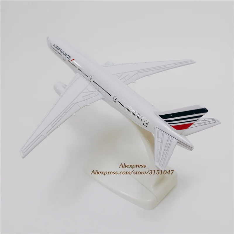 

16cm Metal Plane Model Air France Airways Boeing 777 B777 Airlines Airplane Model w Stand Diecast Aircraft