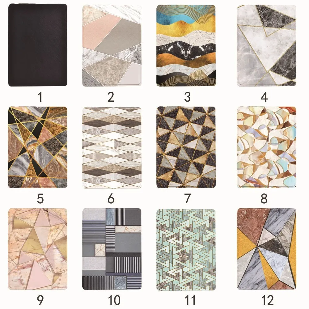 Чехол книжка из искусственной кожи для планшета ультратонкий разноцветный