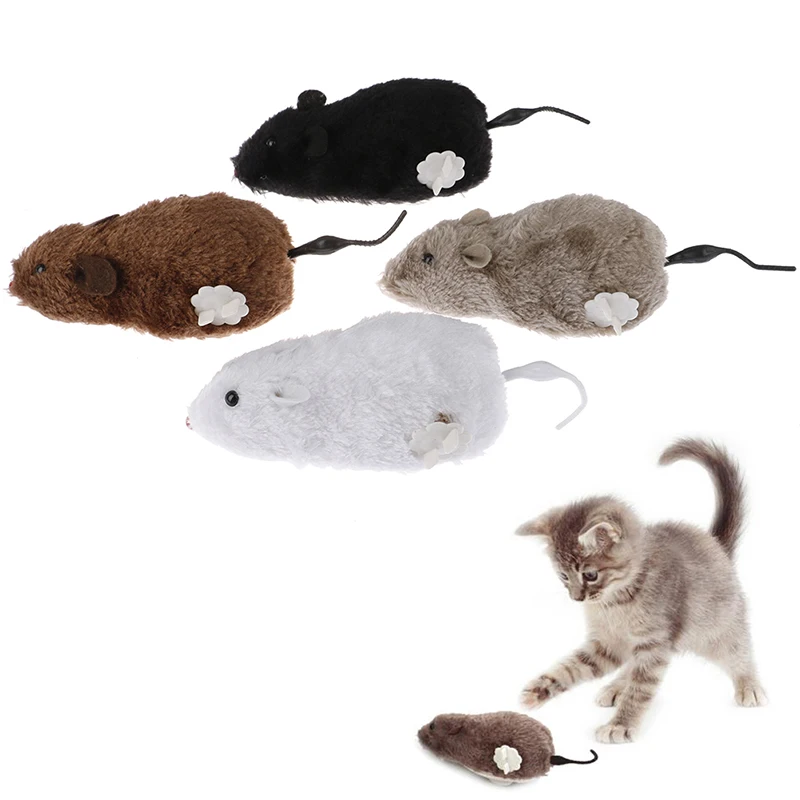 Креативная забавная заводная Весенняя мощность искусственная кошка собака