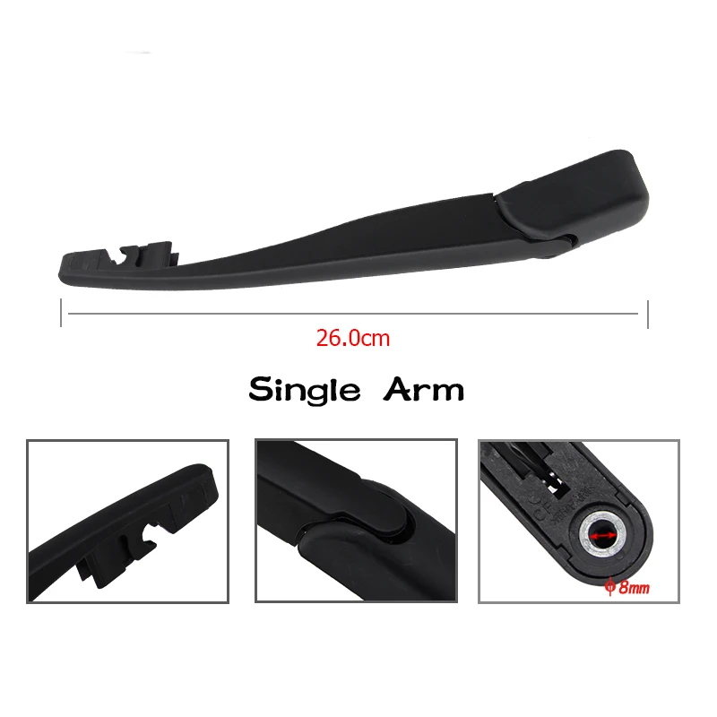 BEMOST Car Rear Windscreen Wiper Arm Blade Rubber For Geely EX7 305MM Hatchback 2010 2011 2012 2013 2014 2015 2016 2017 2018 | Автомобили