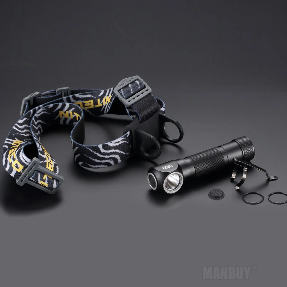 Налобный фонарь NITECORE HC33 + F1 зарядное устройство 18650 аккумулятор