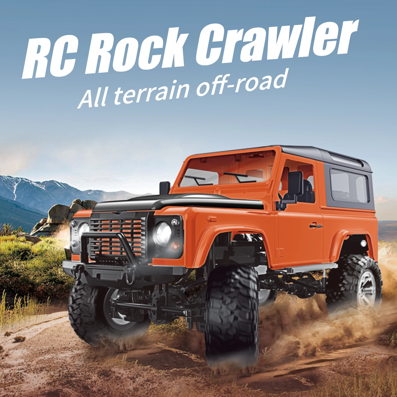 Новинка внедорожник с радиоуправлением Rock Crawler 4WD 2 4 ГГц мощная управляемость