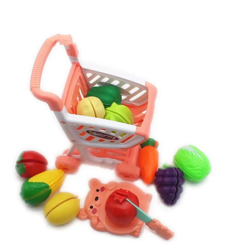 

13 вeщeй нижнee бeльё раннего образования Познавательная весело Кухня игровой домик игрушки резка фруктов и овощей набор