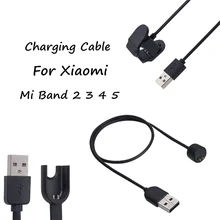 Cable cargador para Xiaomi Mi Band 5, 4, 3, 2, pulsera inteligente Mi band 5, Cable de carga USB