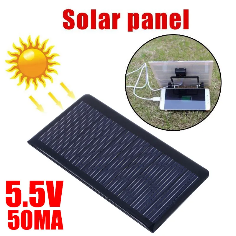 5 в мини-солнечная панель система полярного зарядного устройства DIY для батареи