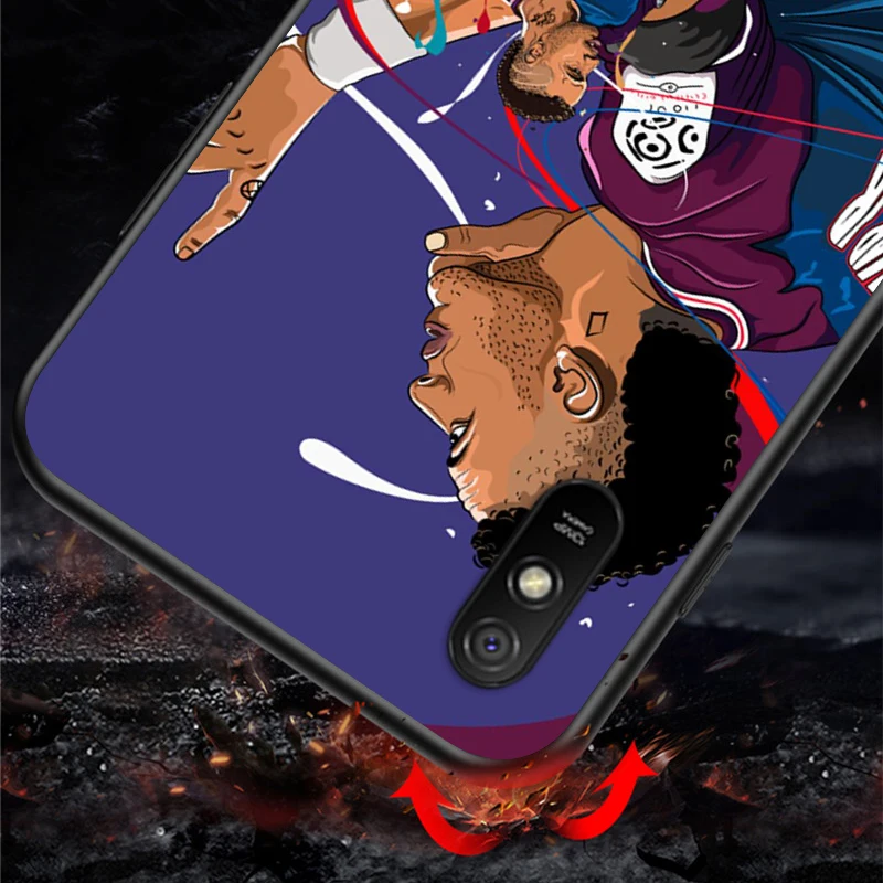 

Football star Neymar Silicone Cover For Redmi 9C 9T 9I 9AT 9A 9 8A 8 7A 7 6A 6 5 A 4X Prime Pro Plus Black Soft Phone Case