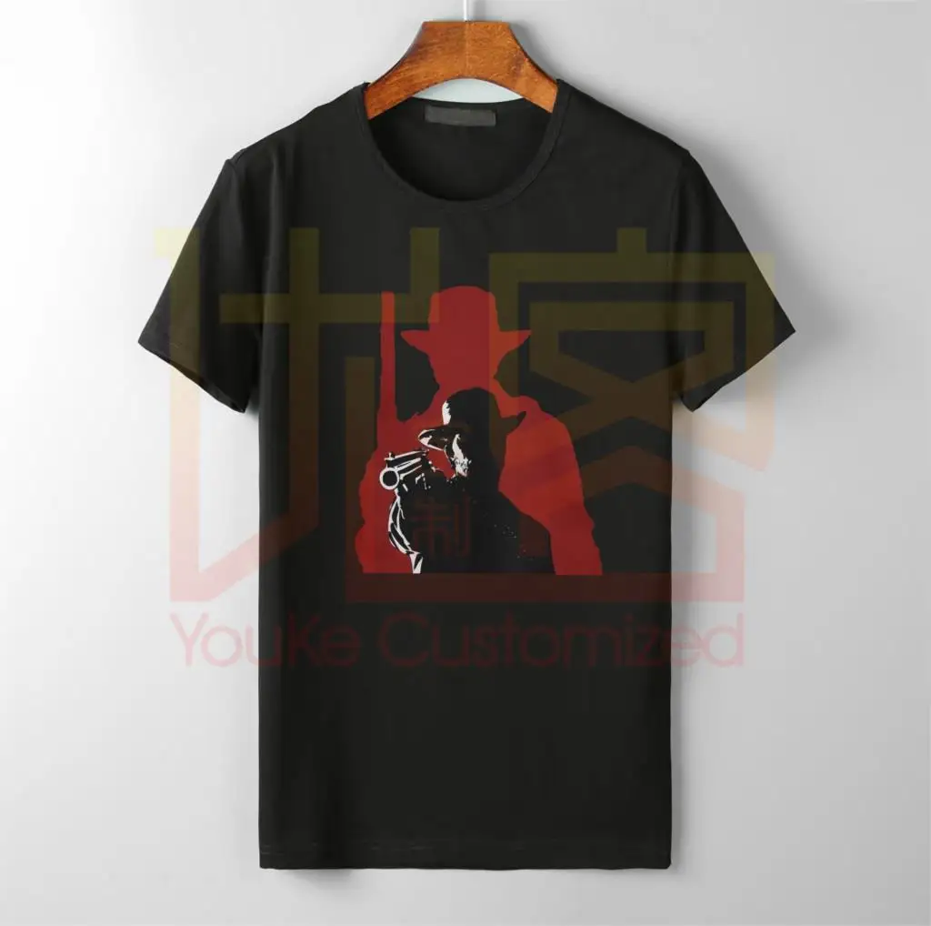 Мужская футболка Red Dead Redemption Arthur Morgan хипстерские топы с круглым вырезом и