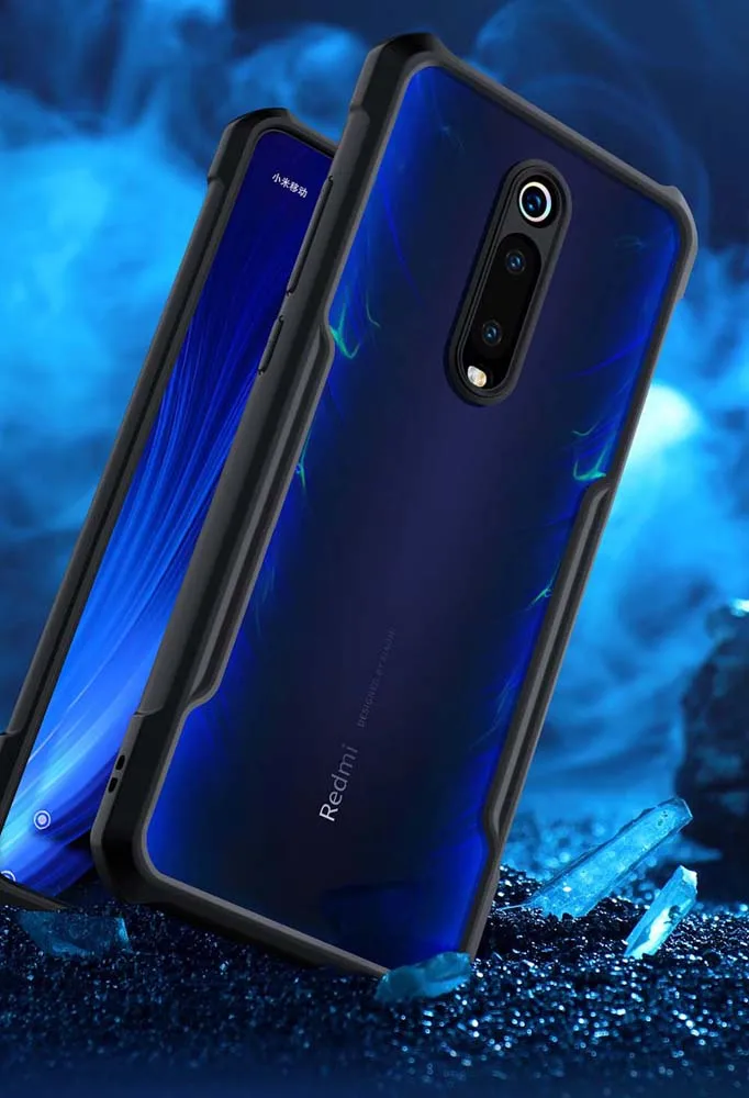 Хит Xundd Роскошный прозрачный чехол для Xiao mi Red mi K20 Pro Чехол с кольцом, противоударные подушки безопасности задняя крышка для Red mi K20 mi 9T 9T Pro Funda