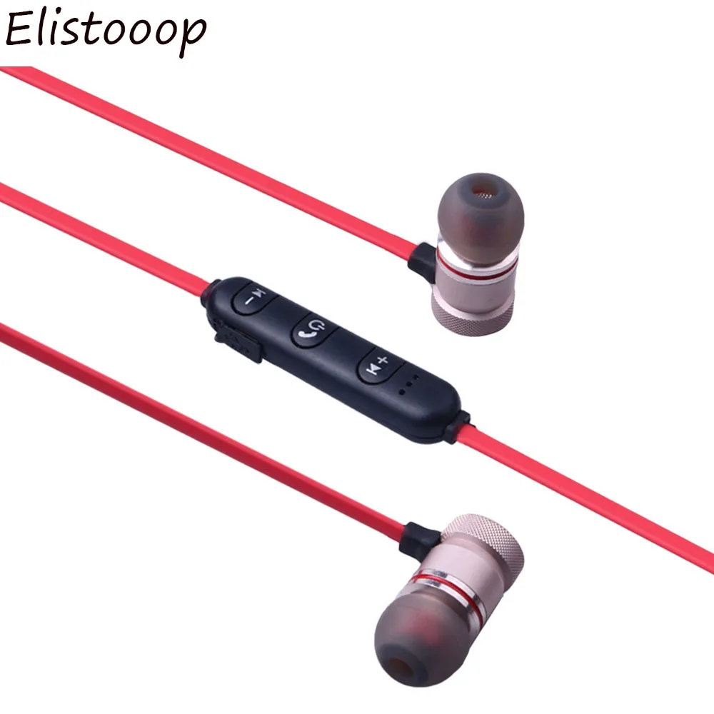Беспроводные Bluetooth наушники, наушники для бега, стерео бас гарнитура, наушники с микрофоном для всех телефонов