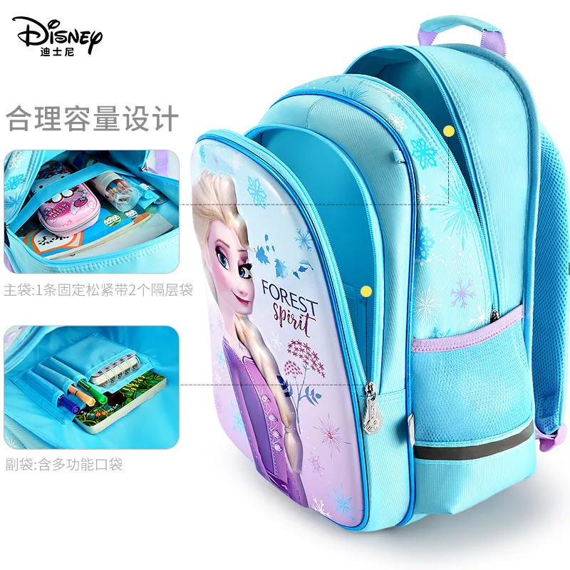 Disney girls frozen 2 мультфильм принцесса рюкзаки плечо Эльза Анна женская модная сумка