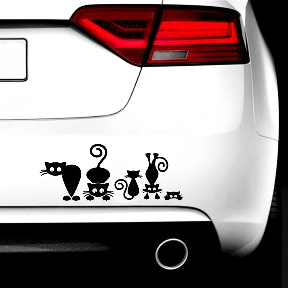 

Fun Cat Car Sticker Cover Waterproof Scratch Sticker Accessories