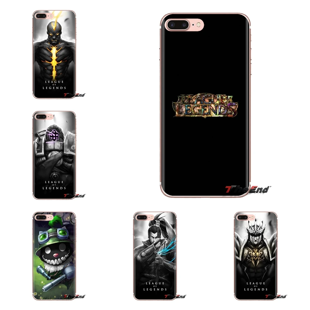 Мягкие чехлы ETFC-21 игра League of Legends для iPhone XS Max XR X 4 4s 5 5S 5C SE 6 6S 7 8 Plus samsung Galaxy J1 J3 J5 J7 A3 A5 |