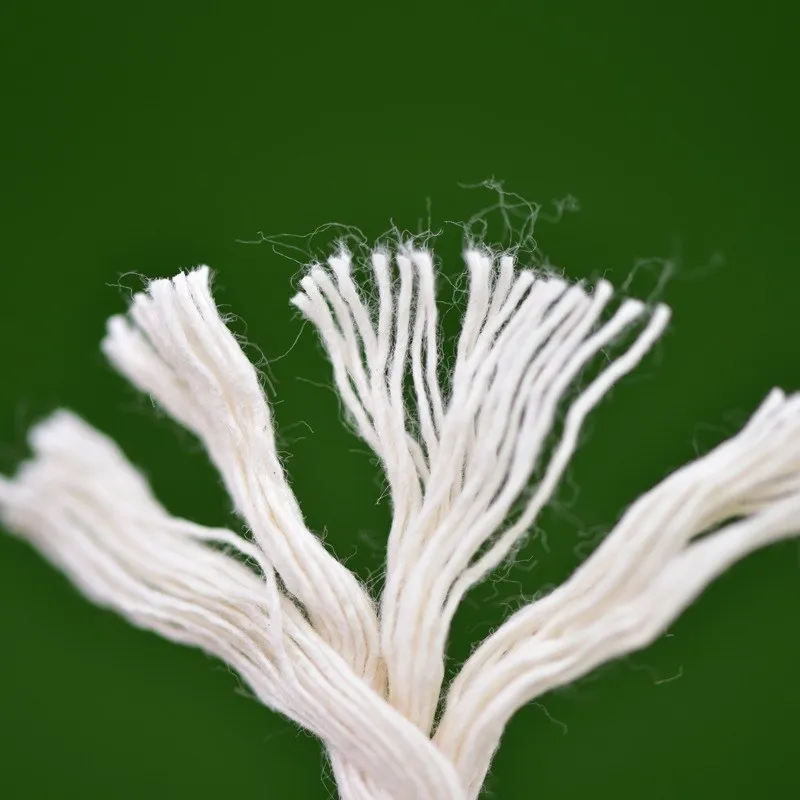 Веревка макраме шнур из натурального бежевого хлопка витая нить для рукоделия