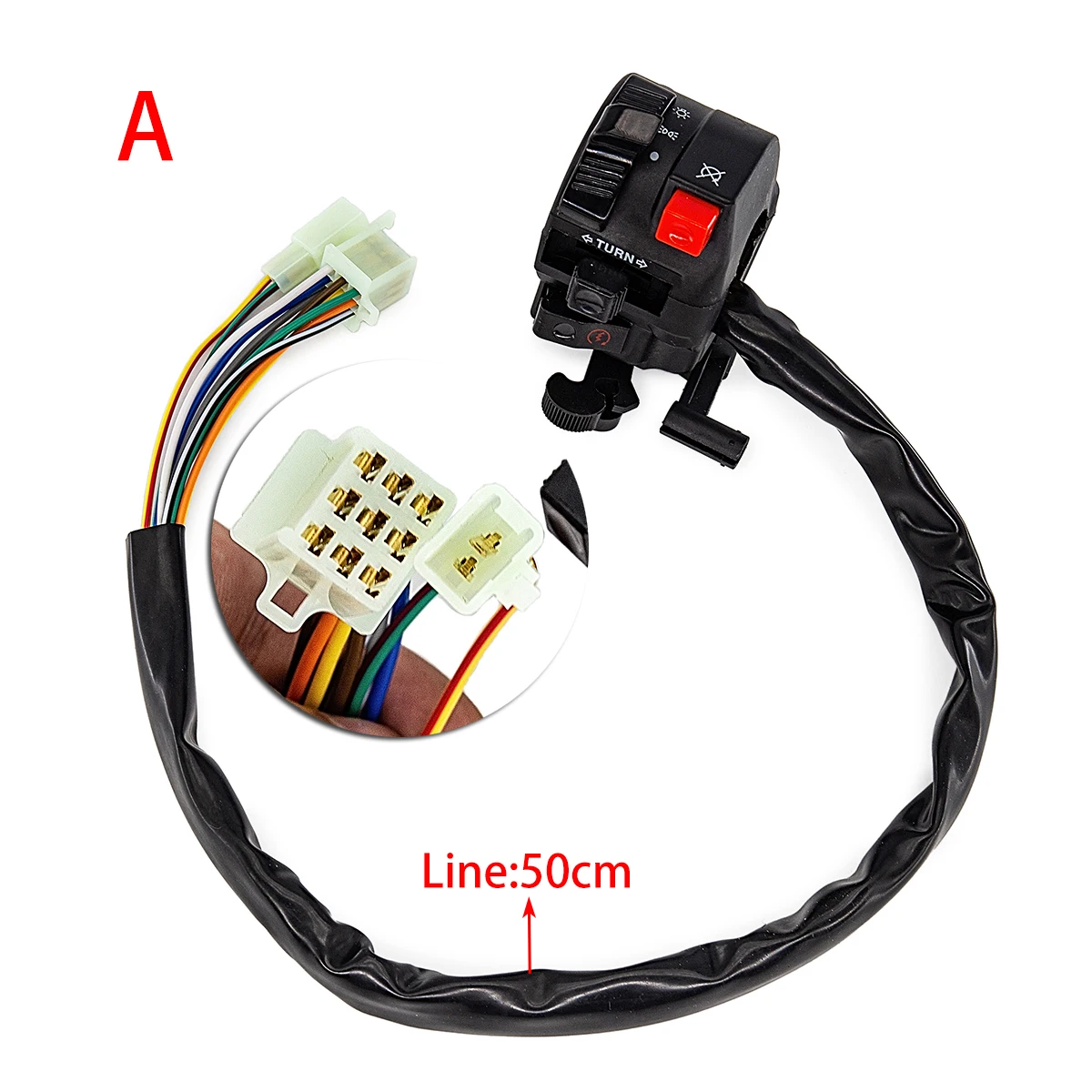 22mm Motorcycle Switches Motorbike Horn Button Turn Signal Electric Fog Lamp Light Start Handlebar Controller Switch | Автомобили и
