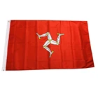 Флаг острова Мэн 5X3 фута-остров маникса TT RACING