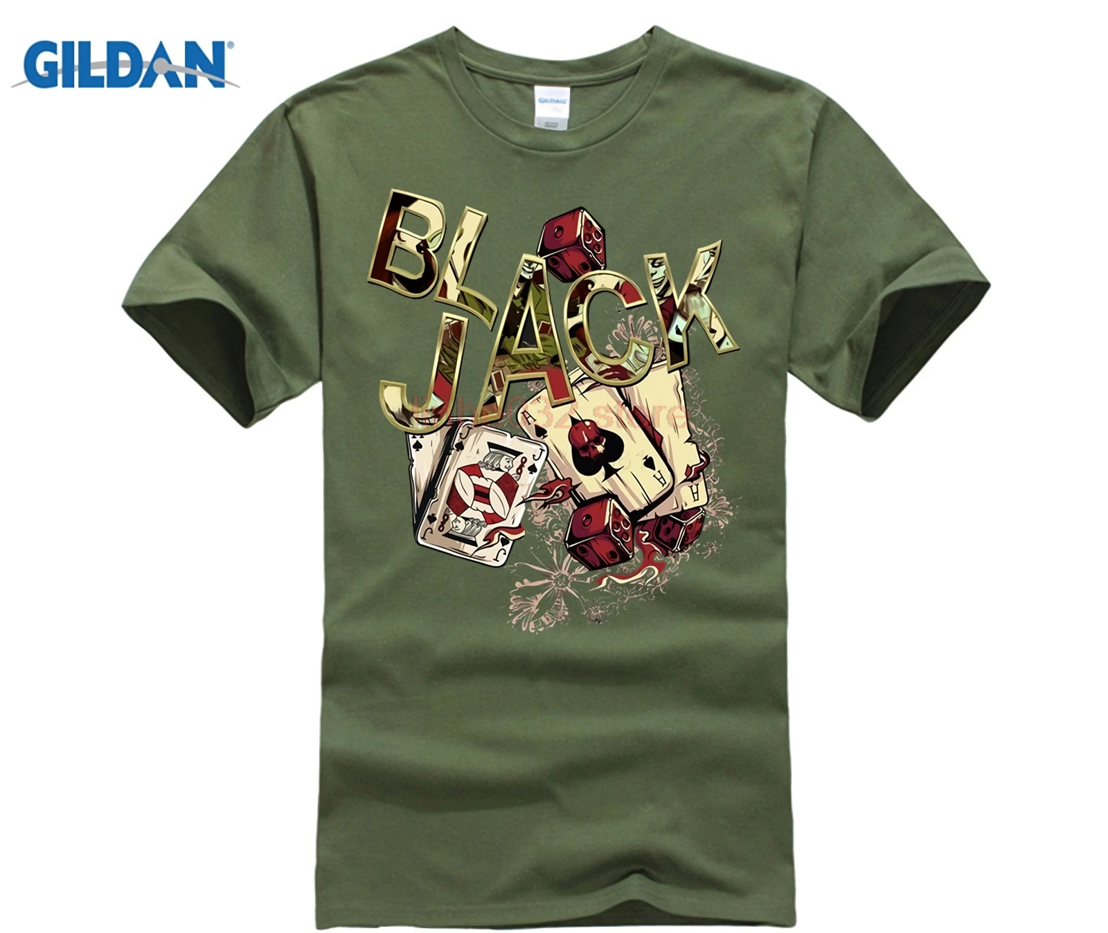 Черные футболки с принтом покера футболка логотипом онлайн Мужская коротким