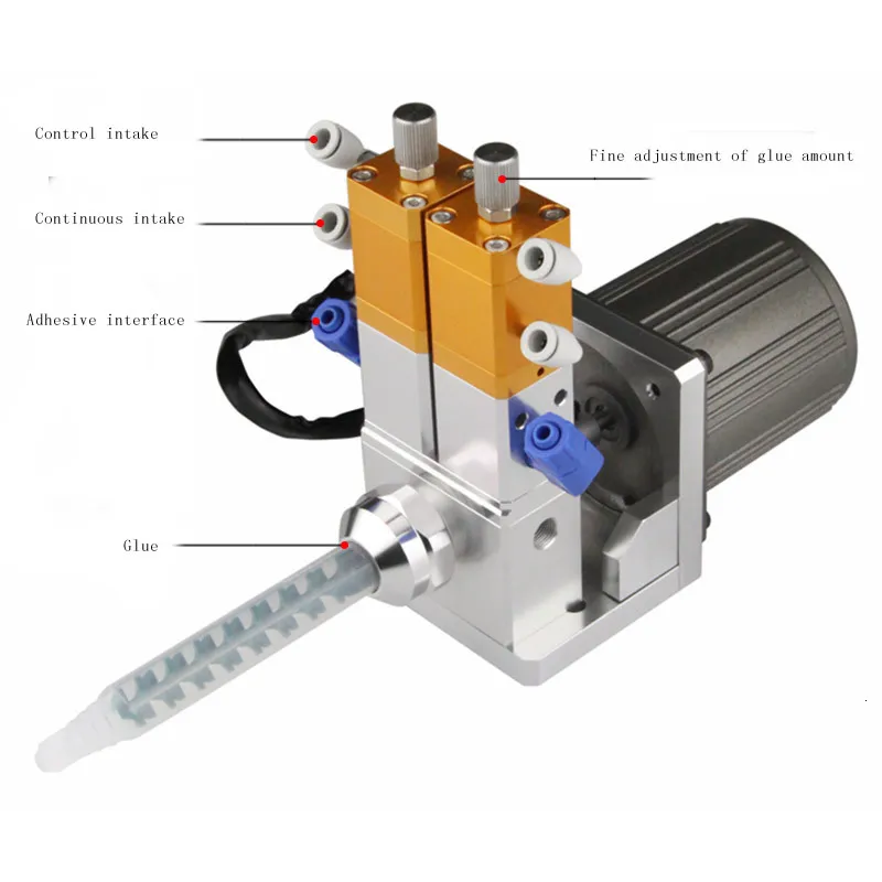 QLH 33B Электрический смешивающий диспенсер клапан с двигателем светодиодный