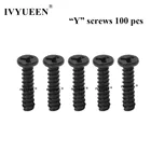 Винты IVYUEEN алюминиевые для Nintendo Switch NS Joy Con JoyCon, 100 шт.
