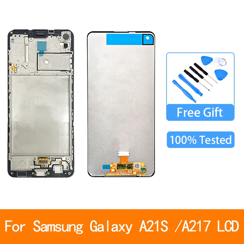 

6.5" For Samsung Galaxy A21S Display A217F A217 LCD Touch Screen Digitizer For Galaxy A21S A217F/DS A217H Replacement Parts