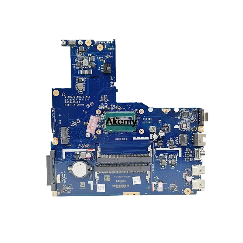 ZIWB2/ZIWB3/ZIWE1 LA-B092P Rev: 3 0 материнская плата для ноутбука For Lenovo B50-80 (для процессора intel