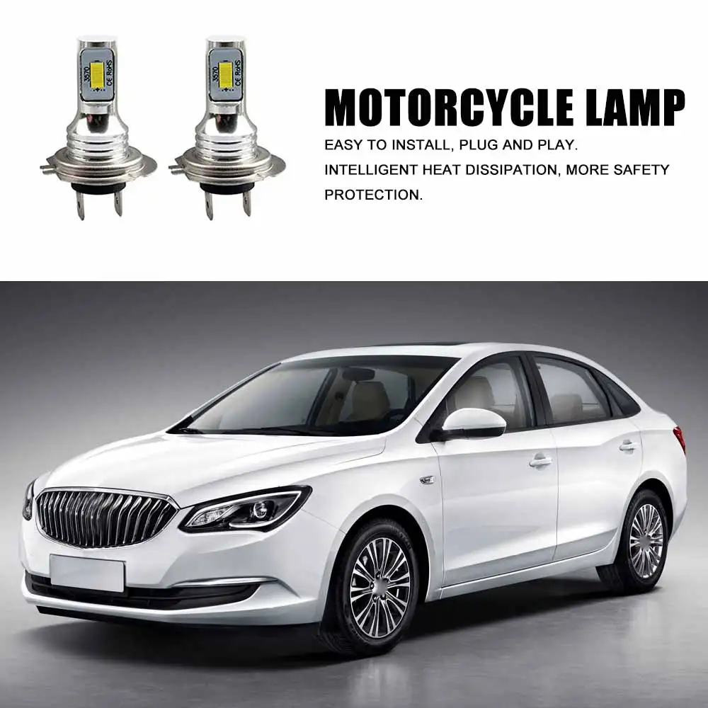 

2pcs Car LED Fog Light H7/H4/H8/H11/9005/9006/115780W 1000LM Driving Lamp DRL Bulb Motorcycle Lights