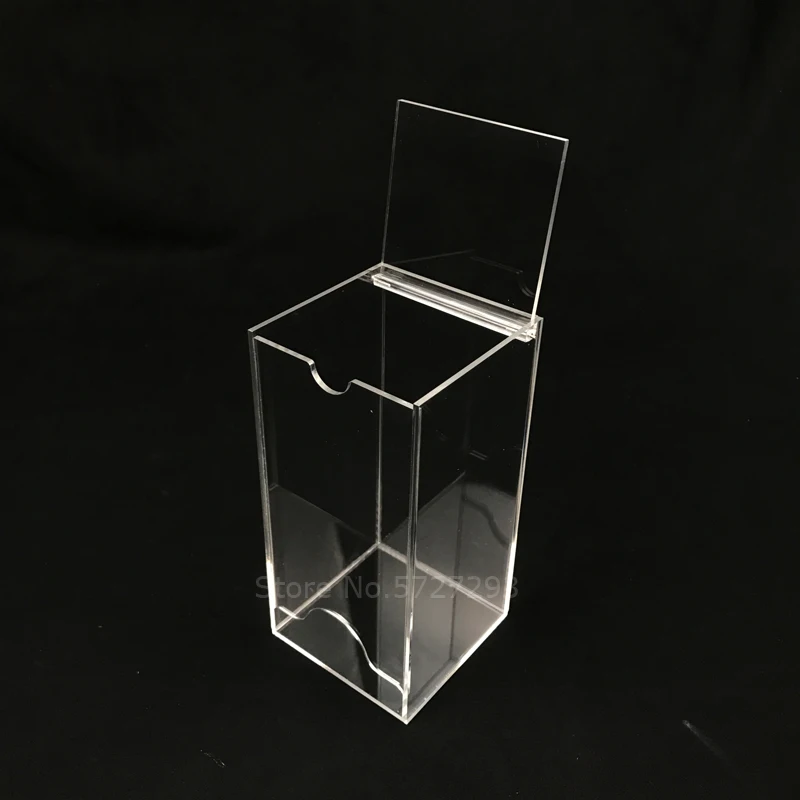 single pocket acrylic tea bag dispenser clear coffee tea bag storage box holder home container for kitchen cabinets 9090180mm free global shipping