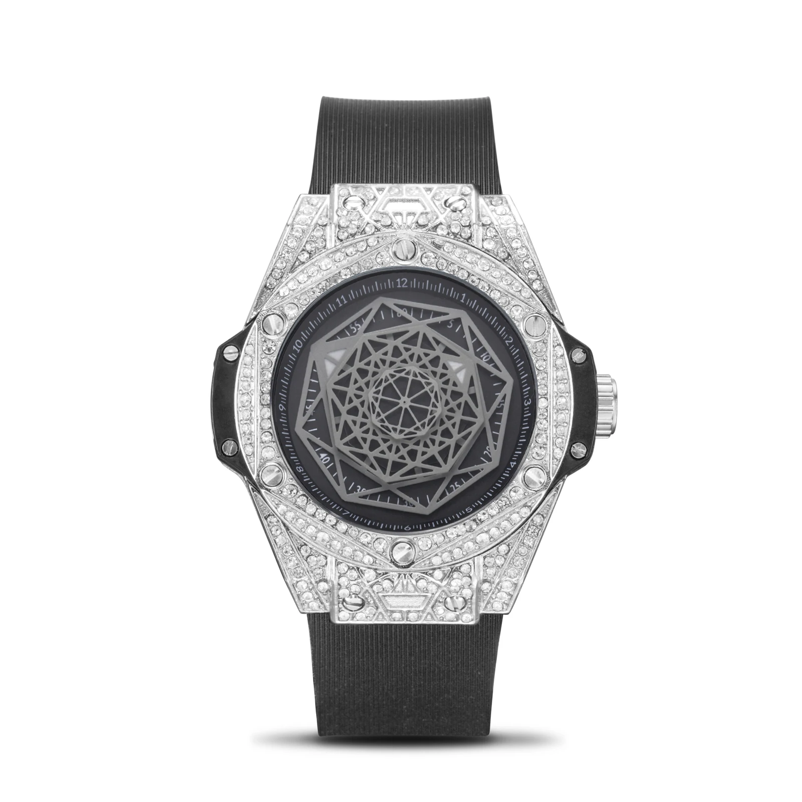 Швейцарская Алмазная резка Япония Miyota кварц rolexable круг модный тренд мужские часы светящиеся водонепроницаемые Relojes Hombre