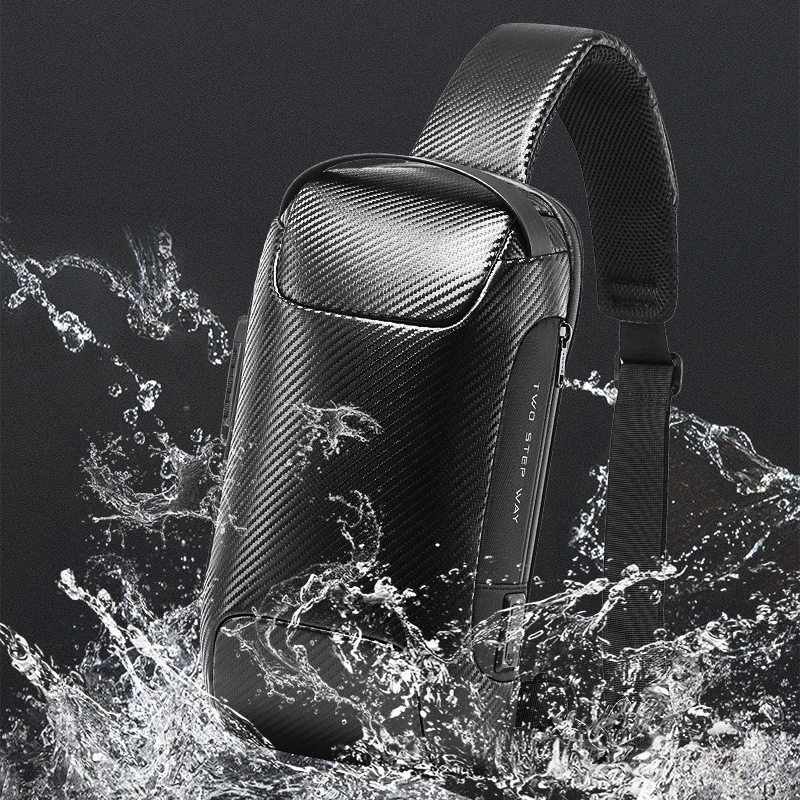 Сумка через плечо для мужчин Многофункциональный мессенджер на ремне с защитой