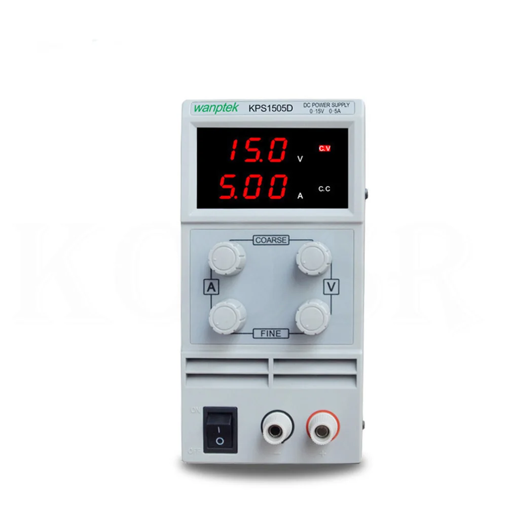 Регулируемый импульсный источник питания KPS1505D 15 в 5A цифровой блок с