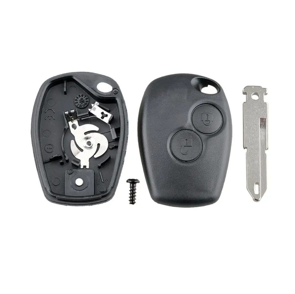 Чехол BHKEY для Renault Key с 2 кнопками чехол автомобильного ключа Clio Modus Vauxhall Movano Vivaro 2005