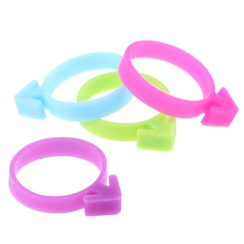 

10Pcs Silicone Piping Bag Ties Fixed Rings DIY Reusable No Leaks Pastry Tool