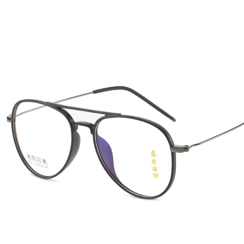 Zerosun Aviation Eyeglasses Frame Men Women Oversized Glasses Man Women's Eyeglass Spectacles for Myopia Diopter Prescription