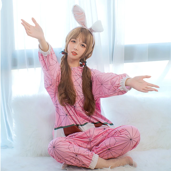 Костюм для взрослых Brdwn Demon Kamado Tanjirou Nezuko Agatsuma Zenitsu комбинезон сна пижама