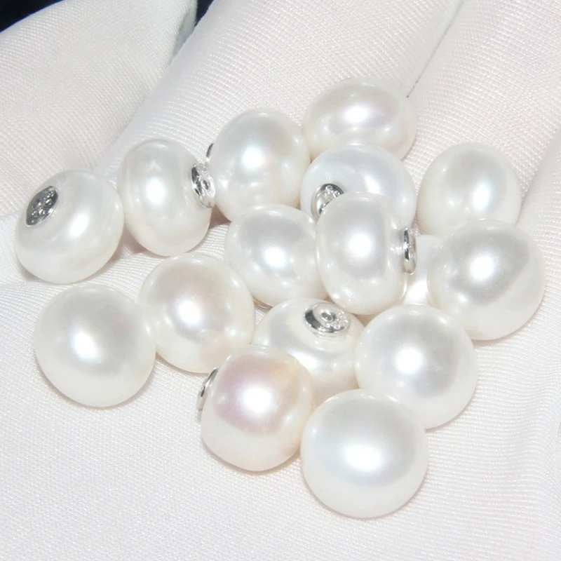 1 пара 925 пробы серебро пресноводного жемчуга уха Вилки Сережка бижутерия